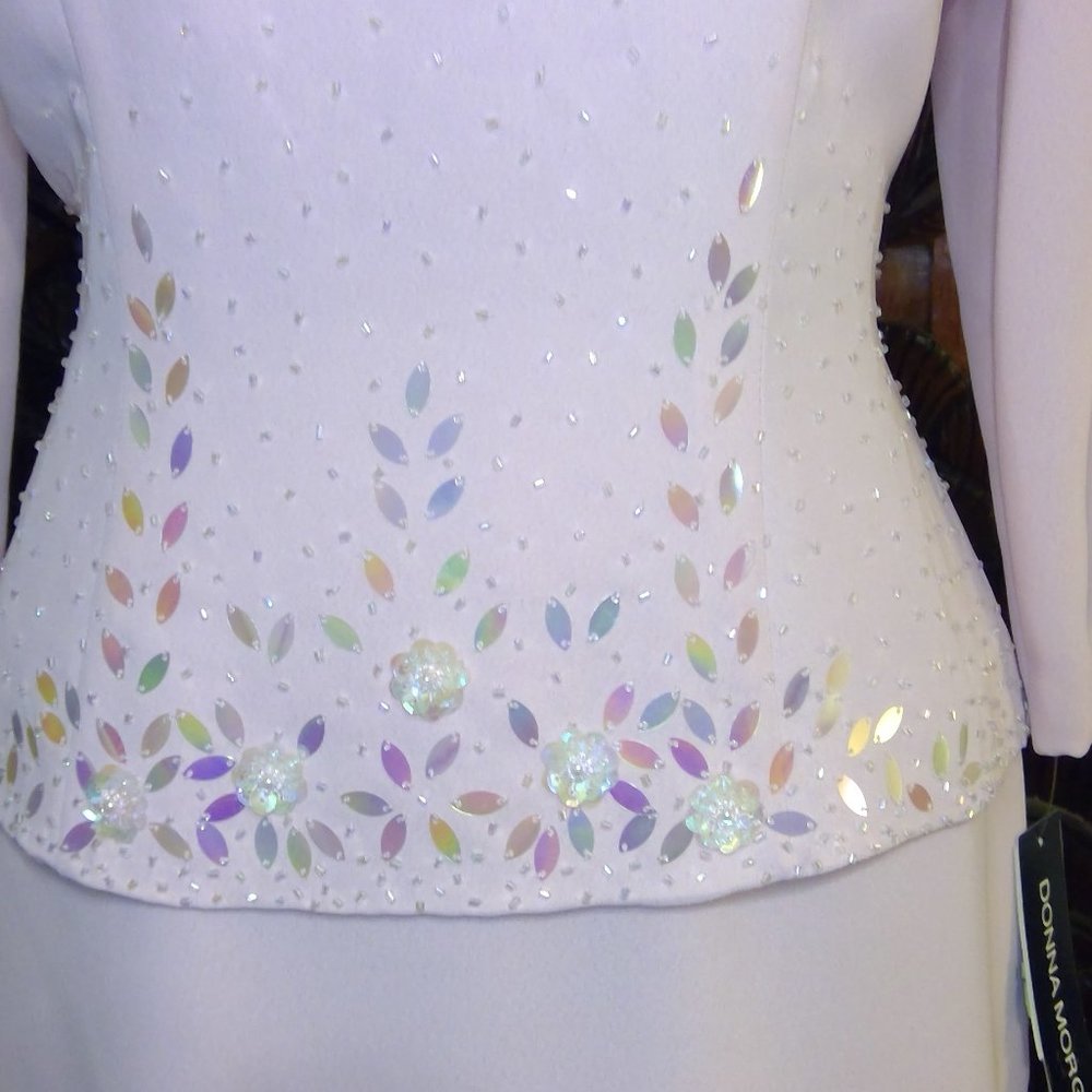 Donna Morgan Pink Bedazzled Dress